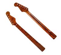 MJHYUGR Guitar neck fretboard Beautifully Textured Maple One-piece Guitar Neck For ST Electric Guitar Neck Glossy Polished Neck 21 Frets
