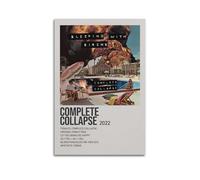 MJIFEIComplete Collapse by Sleeping With Sirens Poster Wall Art Vintage Art Cover Room Decor Aesthetic Bedroom Posters For Bedroom 12x18inch(30x45cm) Unframe-style