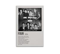 MJIFEIFour by One Direction Poster Wall Art Vintage Art Cover Room Decor Aesthetic Bedroom Posters For Bedroom 08x12inch(20x30cm) Unframe-style