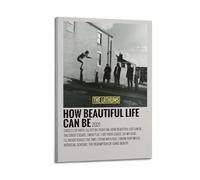 MJIFEIThe Lathums, How Beautiful Life Can Be Poster Wall Art Vintage Art Cover Room Decor Aesthetic Bedroom Posters For Bedroom 20x30inch(50x75cm) Frame-style