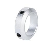 MJINA 1pcs Aluminum Alloy Shaft Collar Retaining Limit Ring Stop Screw Type Retaining Ring Shaft Retainer Locator With Screws(16x27x10)