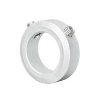 MJINA Aluminum Shaft Collar Retaining Ring Stop Screw Type Retaining Ring Shaft Retainer Locator with screws dia 3-50mm(NITCN-5-11-8)