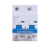 MJINA DC Circuit Breaker DC 2p DC Circuit Breaker 12-125V 1P Automatic Protector Electric Vehicle 80A/100A/125A/200A/250A Battery Protection(1P,250A)