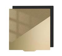 MJINA Upgrade CR-6 SE Flexible Build Plate,255x245mm One Sided Textured+One Side Smooth PEI Surface+Magnetic Base(No base,Textured on one side)