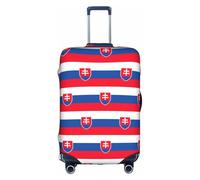 Mjinbiao Flag of Slovakia Suitcase Covers, Luggage Protectors Fits Four Sizes Suitcase for Travel
