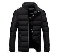 MJIQING jackets for men uk Mens Down Jacket - Lightweight Winter Coat, Warm Jacket, Easy Care, Packaway Bag, Water Resistant Rain Jacket - for Camping, Travelling & Walking