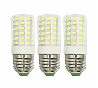 MJIUZHOU E27 LED Light Bulb 100W 90W Equivalent Halogen 7W 1000 Lumen Cool White 6000K 6500K AC 100-265V Energy Saving Medium Screw Base Non-Dimmable 360°Beam Angle No Flicker Corn Bulbs 3 Pack