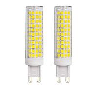 MJIUZHOU G9 LED Light Bulbs 10W Equivalent to 100W Halogen Cool White 6500k 1000 Lumen 220V-240V Energy Saving G9 Bi-Pin Base Bulb (Pack of 2)