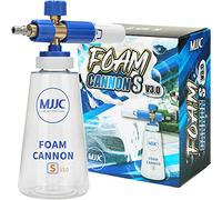 MJJC Foam Cannon S V3.0 (Thicker Snow Foam Technology) with 1/4 Inch Quick Connector for Pressure Washer, 34 oz Bottle