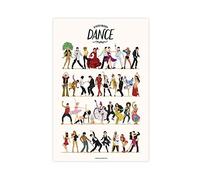 MJKO Everybody Dance Now Retro Art Canvas Poster Bedroom Decor Sports Landscape Office Room Decor Gift Unframe-style 12x18inch(30x45cm)