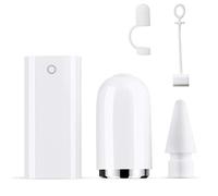 MJKOR Magnetic Replacement Cap Charging Adapter and Tips Replacement for Apple Pencil 1st, Cap Holder and Adapter Tether