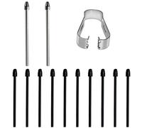 MJKOR Pen Tips Replacement Compatible with Remarkable 2 Marker Plus pencil, Pencil Nibs Compatible with Kindle Scribe Basic and Premium Pen (2 PCS Metal Tips, 10 PCS 2B Tips)