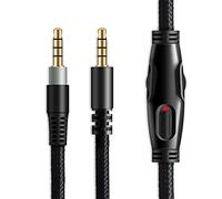 MJKOR Replacement Audio Aux Cable for HyperX Cloud Alpha and Cloud Mix Gaming headsets with Inline Mute & Volume Control (No Inline Mic)