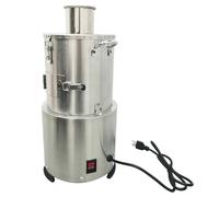 MJMLUCK 110V Electric Dried Garlic Peeler, 20-35KG/H Capacity 200W Stainless Steel Commercial Garlic Peeling Machine, Peeling Tool for Restaurants, Homes, Canteens