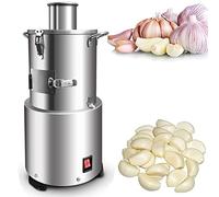 MJMLUCK 200W Electric Garlic Peeler 30kg/h Garlic Peeling Machine Garlic Separating Machine Household Commercial Stainless Steel Garlic Peeler