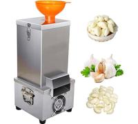 MJMLUCK 220V/110V Garlic Peeler Machine Electric, Automatic Powerful Garlic Peeling Machine, 304 Stainless Steel 25KG/H Electric Garlic Separating Machine for Kitchen Hotel