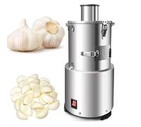 MJMLUCK Commercial Electric Garlic Peeler, Garlic Cloves Peeling Tool, Stainless Steel Whole Garlic Peeler Machine for Restaurants Barbecue Shops Canteen Hotels,220V (220V)