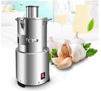 MJMLUCK Commercial Electric Garlic Peeler Machine 110V 200W - Automatic Garlic Peeler Skin Remover for Whole Dry Bulbs, 77lb/hr w/Safety Lock