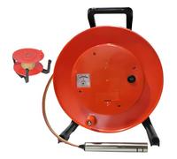 MJMLUCK Deep Well Water Level Meter 10-300m, Accurate Water Depth Measurement Tool, LED Light, Fixed Probe Steel Tape, Sensitive & Reliable Components, Ideal for Well Monitoring (300m(984ft))