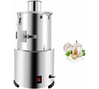 MJMLUCK Electric Commercial Garlic Peeling Machine, Whole Garlic Can Be Added Directly, Stainless Steel Garlic Clove Peeler ()