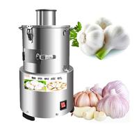MJMLUCK Electric Garlic Peeler Machine 200w Peeling Stainless Steel Whole Garlic Peeling Machine Electric Garlic Separator for Home Grain Separator Restaurant