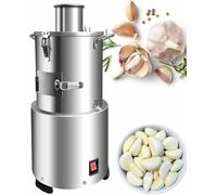 MJMLUCK Electric Garlic Peeler Machine, 200W Stainless Steel Commercial Whole Garlic Peeling Machine for Restaurants Barbecue Shops Canteen Hotels ()