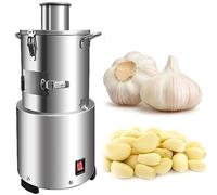 MJMLUCK Electric Garlic Peeler Machine Household and Commercial Garlic Peeler Machine 200W Electric Whole Garlic Peeling Machine Efficiency Stainless Steel Automatic Garlic Separator