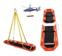 MJMLUCK Foldable Spine Board Stretcher, Backboard for Patient, Transfer Backboard EMT Immobilization Portable Patient Transport Rescue PE Plastics Ambulance Stretcher for Medical Emergency Rescue(Ro