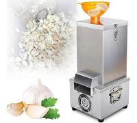 MJMLUCK Garlic Clove Peeling Machine 200W with Hopper 25KG/H,Electric Garlic Separating Machine,Commercial Stainless Steel Garlic Peeler Machine Garlic Peeling Tool,for Restaurant & K