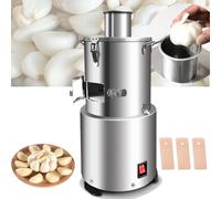 MJMLUCK Garlic Peeler Garlic Skin 200w Commercial Electric Peeler Machine,Stainless Steel Material,10s Quick Peeling,Output 20kg/H,Peeling Rate 98%,Suitable for Peeling Dry Garlic