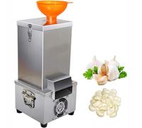 MJMLUCK Garlic Peeling Machine, 200W Electric Garlic Separator Commercial Garlic Peeler, 25KG/H Whole Garlic Peeler for Restaurant, Stainless Steel, Strong & Commercial
