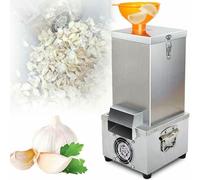 MJMLUCK Garlic Peeling Machine 200W - Electric Stainless Steel Garlic Peeler for Restaurant & Kitchen, Commercial Grade Tool - Hopper 25KG/H