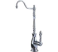 MJMLUCK Kitchen Faucets Drinking Water Faucet European Style Antique Filtered Water Faucet Reverse Osmosis Vintage Kitchen Faucet,Chrome -Gold(Chrome) (Chrome)