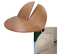 MJMLUCK Large Wood Table Top Round Foldable Table Top Portable Tabletop Folding Round Dining Table Top Extender 47 51 55 59 63 71 79 in (Teak 190cm/75in)