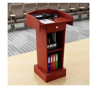 MJMLUCK Lectern Podium Stand, Lectern Podium Stand, Wooden Speaking, Multi Functional Lectern for Lecture/Churches/Business Conference, Easy to Assemble