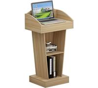 MJMLUCK Lectern Podium Stand, Lectern Podium Stand, Wooden Speaking, Presentation Concert Podium, Desk for Church, School Or University (Color : C, Size : 60x40x110cm) (D 60x40x110cm)
