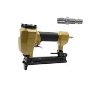 MJMLUCK Oil-Free Pneumatic Staple Gun Heavy-Duty Stapler 20Ga Pneumatic Stapler 1022J 11.2mm Wire 0.6X1.2mm 10-22mm Stapler Stapler Air Nailer Sofa Air Stapler(1022J GP) (1022j Gp)