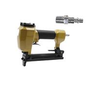 MJMLUCK Oil-Free Pneumatic Staple Gun Heavy-Duty Stapler 20Ga Pneumatic Stapler 1022J 11.2mm Wire 0.6X1.2mm 10-22mm Stapler Stapler Air Nailer Sofa Air Stapler(1022J GP) (1022j Ap)