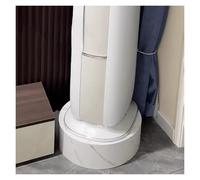 MJMLUCK Round Cylinder Pedestal Stands, Stable Dessert Table, Mannequins Display Platform Base, Display Plinth Pillars for Wedding Art Decor (White 60x30cm)