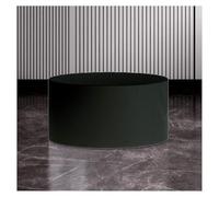 MJMLUCK Round Display Pedestal Stand,Large Display Risers Base,Event Decor Display Plinth Stands,for Home Clothing Store Event Decor,440 Lbs Loading (Black 40x20cm/15.7x7.8inch)