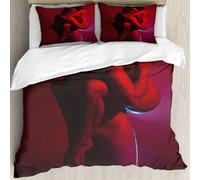 MJNLYDAO Bedding duvet set Reversible soft print set Hypoallergenic glue cover Bedding kit with 2 pillowcases,Couple studio. Love couple. Love story. Background.,228x264cm