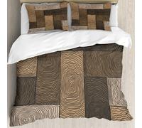 MJNLYDAO Bedding duvet set Reversible soft print set Hypoallergenic glue cover Bedding kit with 2 pillowcases,wooden colored parquet vector art illustration,200x228cm
