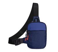 MJNUONE Mini Sling Chest Bag Waterproof Small Crossbody Bag Multi-purpose Lightweight Sling Bag for Men and Women, Blue