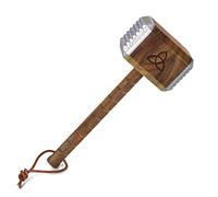 Mjölnir Meat Tenderizer - Thor's Hammer Steak Mallet with Rune Design