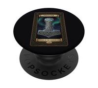 Mjollnir Hammer of God Thor Pagan Tarot PopSockets Adhesive PopGrip