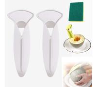 MJOYIS Cantaloupe Melon Sliders, 3-in-1 Melon Cutter, Portable New Melon Cutting Tool, Food-Grade Pp, Wide Handle, Easy to Remove Seeds, for Home Party Camping Kitchen(White-2pcs)
