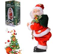 MJOYIS Electric Santa Claus Toy, Singing and Dancing Musical Christmas Doll, Xmas Gift, Battery Operated, Christmas Tree Xmas Fireplace,Party Decorations Hanging Ornaments, Novelty Gifts(StyleB)