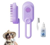MJOYIS Finessor Viral Steam Brush, 3-in-1 Self-Cleaning Pet Spray Comb, Cat Water Spray Grooming Combs, Cat Steamy Brushs Cleanser, Dog Brush for Short & Long Haired Dogs & Cats(StyleD)