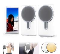 MJOYIS Uselfie Screen, Mini Vlog Selfie Screen Monitor for iPhone & Android, Wirelessly Magnetic Phone Back Camera Selfie Monitor with 1080p Display and Remote Controller(2pcs)