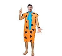 MJPARTY Adult Caveman Costume Mens Caveman Stone Age Fancy Dress Costume (Med(40''-44''Chest))